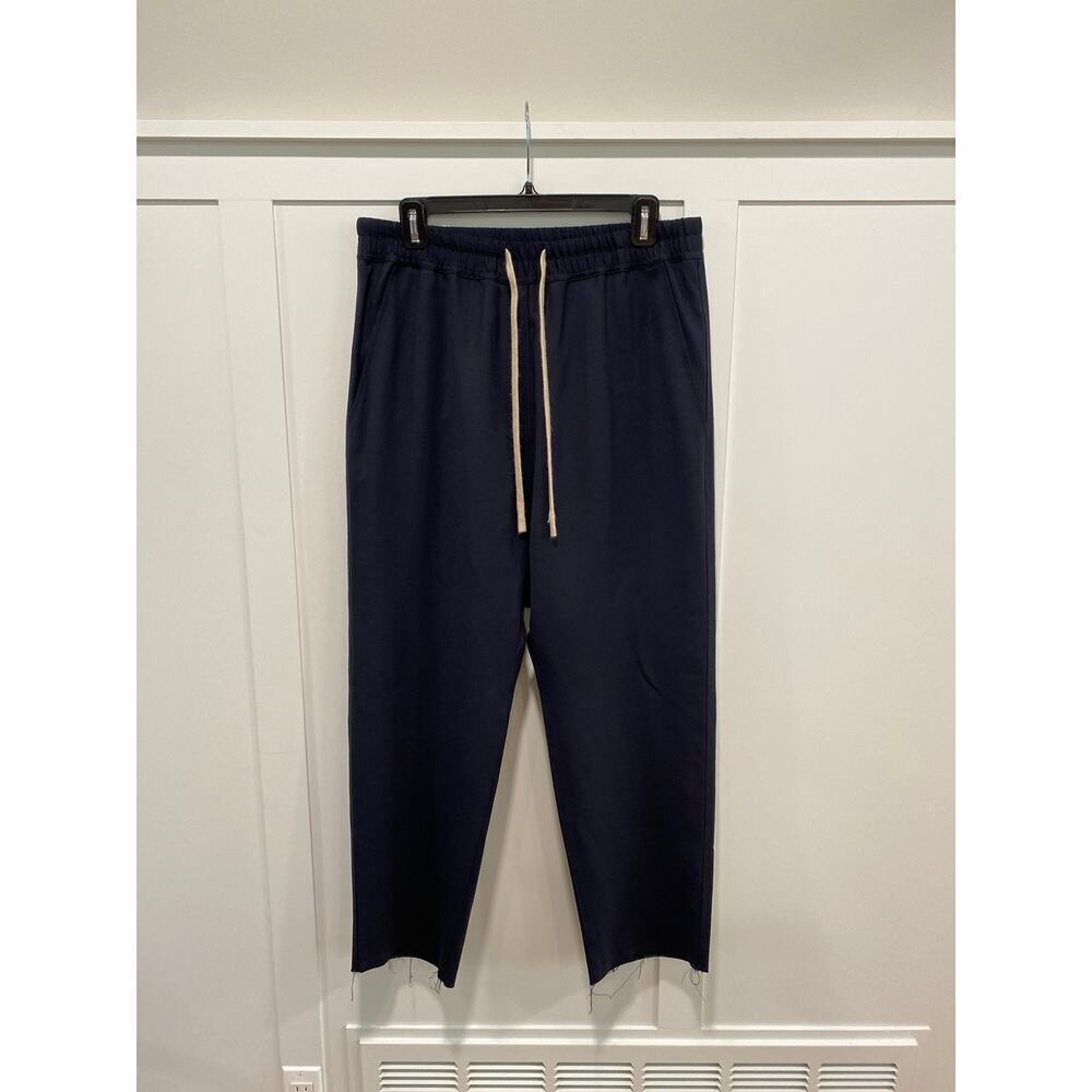 Nili Lotan Aida Wool-Blend Twill Pants in Blue - Picture 6 of 14